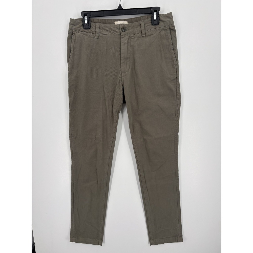 Taylor Stitch Foundation Pant Slim Men's 30x32 Olive Green Chino Pants